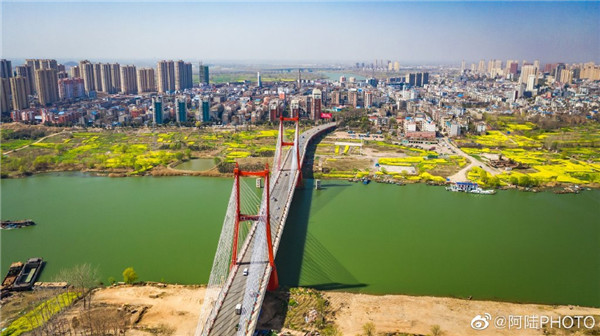 圖說淮南——鳳台淮河大橋