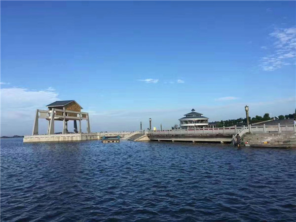 淮南焦岗湖:空中游览成为旅游"新时尚"