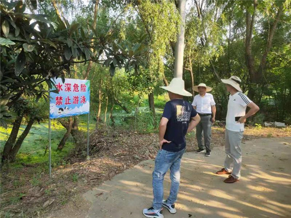 淮南唐山镇开展夏季防溺水专项检查