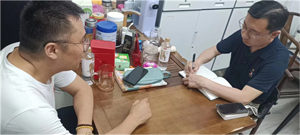 淮南高新区市场监管分局深入企业走访调研，为企纾困解难