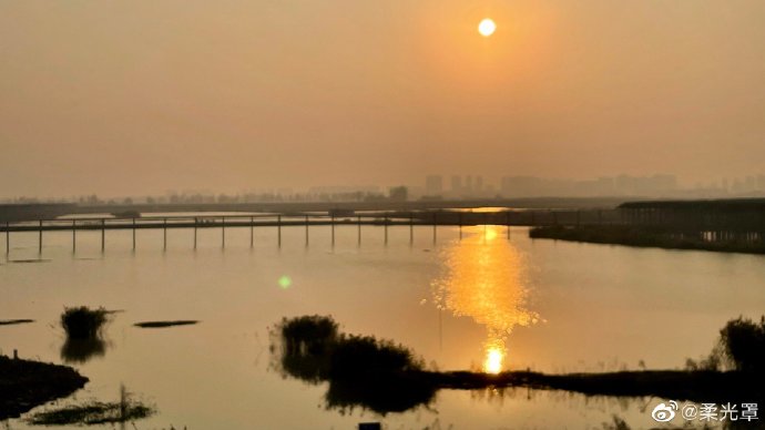 【图说淮南】—— 初冬夕阳